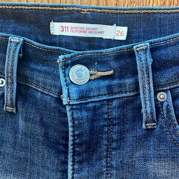 LEVI’S 311 skinny jeans size 26 - Picture 4 of 9
